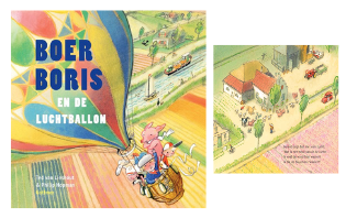 Oma Berendientje speelt Boer Boris in de luchtballon
