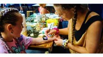 Glittertattoo