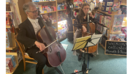 Kinderboekenweek 2026 Cellisten spelen klassieke muziek